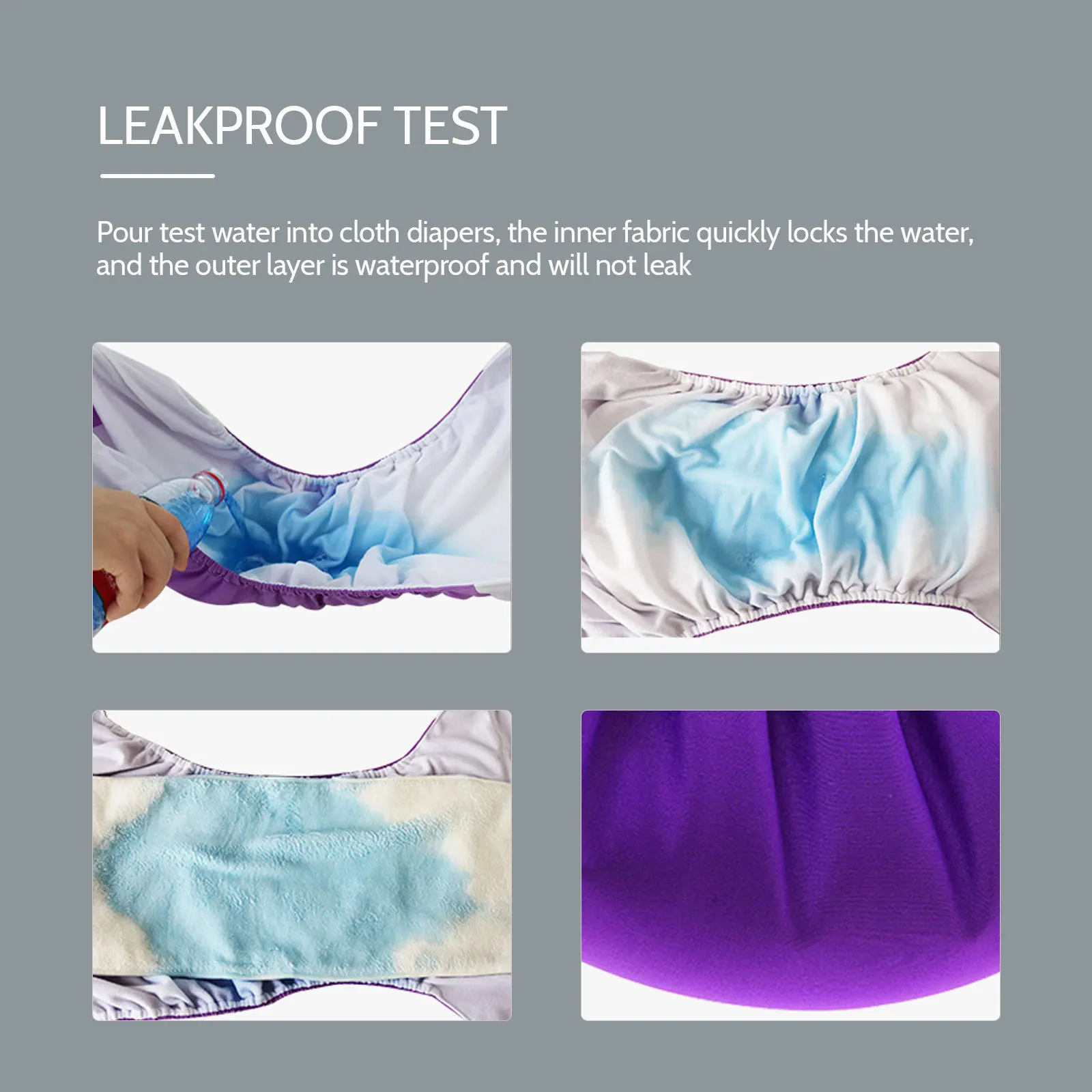 

1Pcs Adjustable Waterproof Cloth Diaper Washable Adults Elderly Incontinence Underpad Reusable Absorbent Bed