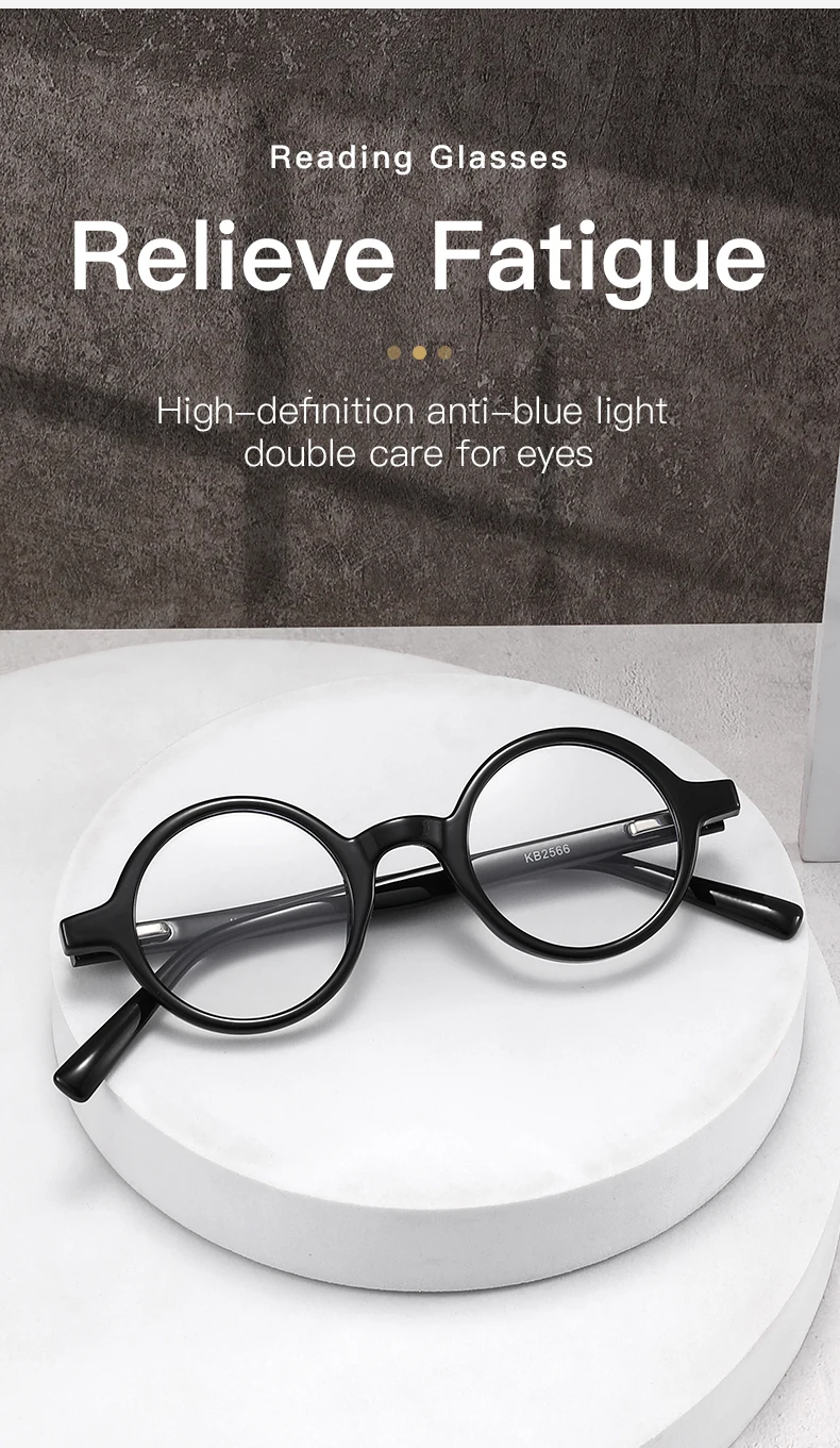 KAEDEK Trend Gedruckt Rahmen Acetat Lesebrille Männer Augenschutz Anti-Blau Licht Presbyopie Brillen – Detail 7