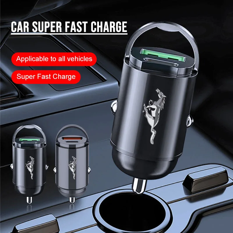 شاحن سيارة نوع C شحن سريع منافذ USB محول ملصق لفورد فييستا MK7 مونديو MK4 ST التركيز MK1 MK2 MK3 التركيز 2 3 4 #1