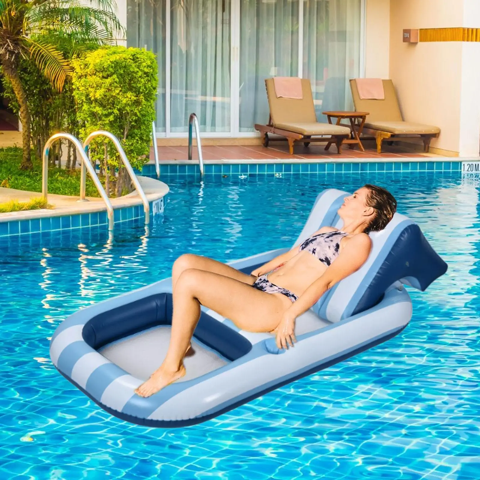 Pool Lounge Float Backrest Water Hammock for Swimming Pool Outdoor Water