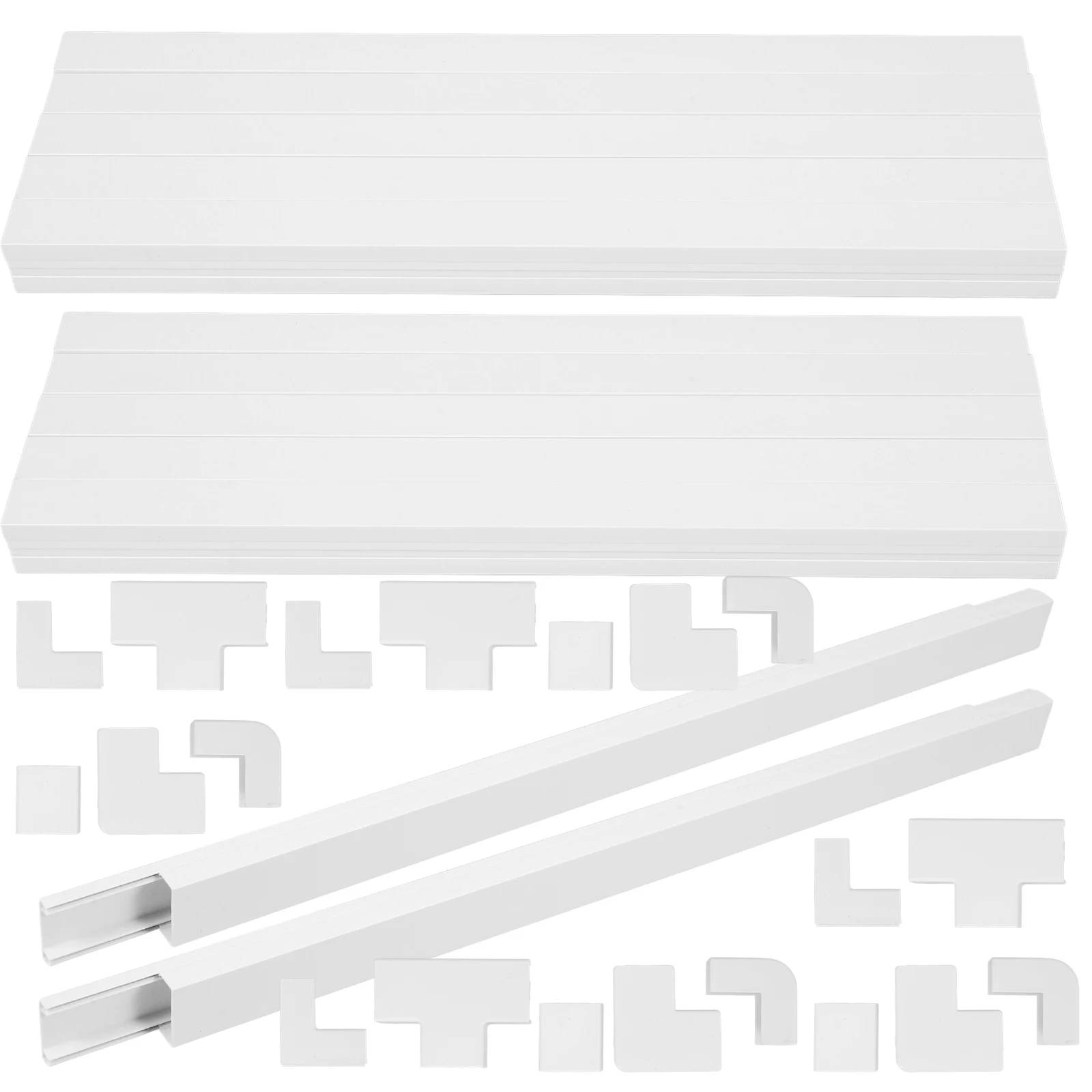 

1 set Self Wall Wire Hiding Strips 3x15mm White Wire Channels To Hide Wires Cable Concealer PVC Durable Tidy Home Easy Install