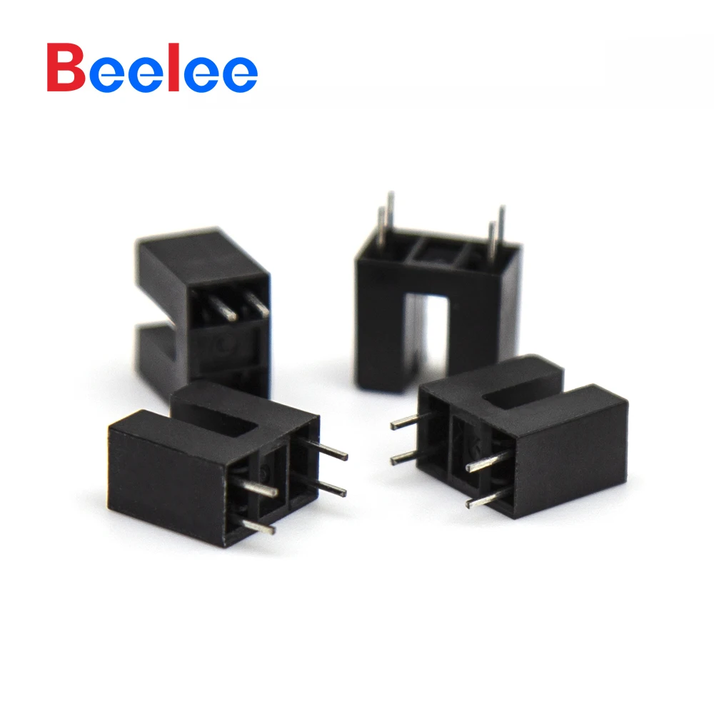 50 Buah GBeelee BL-ZOS-T1003-02 4 Pin Opto Photo Interrupter 1.6V Transmissive Opto Transmissive Induction Switch