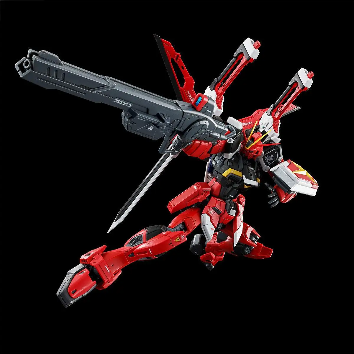 BANDAI figura de Anime genuina RG 1/144 espada IMPULSE GUNDAM Spec II figura de acción juguetes de modelos de ensamblaje adornos de modelos coleccionables