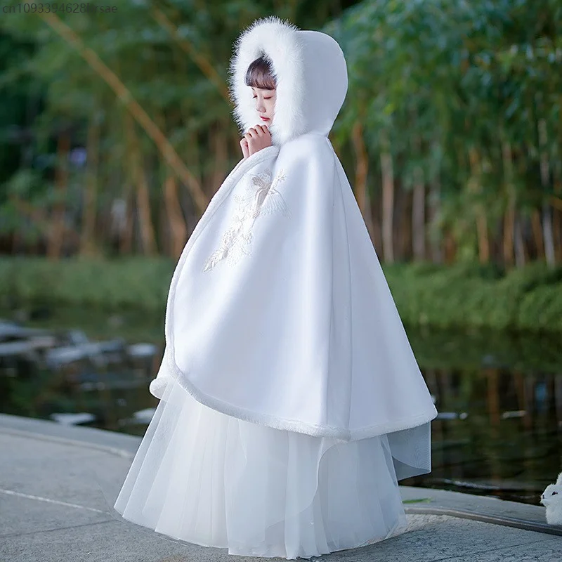 Cape Hanfu chaude et épaisse p - Winter Clothing In Spanish avis et prix