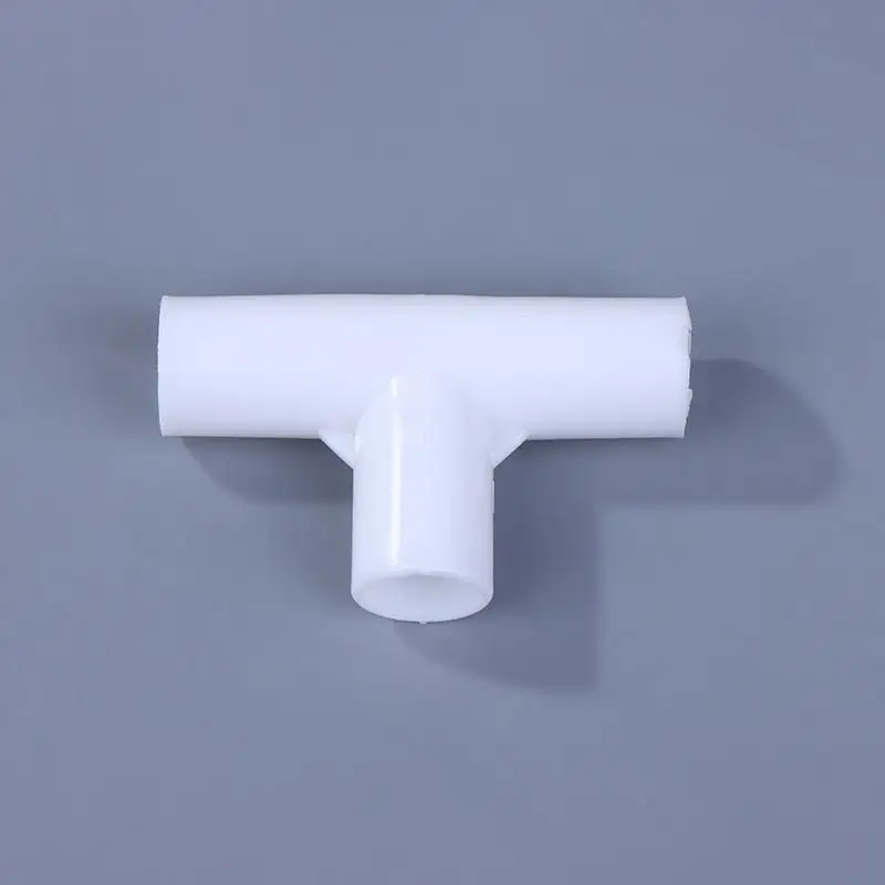 {MX} 10 Uds. Conector de tubo blanco de plástico de 12mm para tienda de campaña DIY, accesorio de junta fija, codo recto de 3/4 vías, junta de gancho para armario