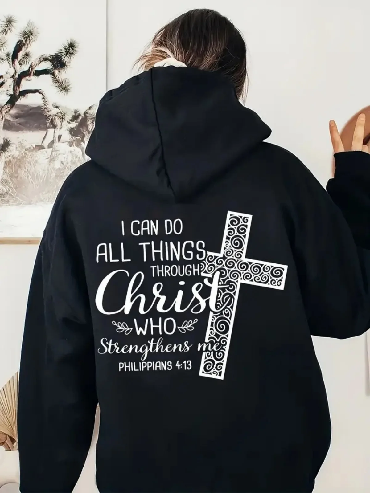 

Женская модная повседневная толстовка с капюшоном с принтом и утолщенным карманом-кенгуру, подходит для занятий спортом и повседневной носки