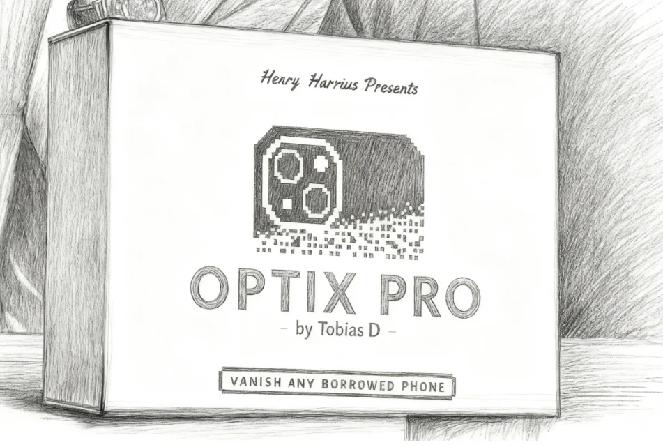 

OPTIX PRO от Tobias D Ментализм Волшебный трюк для профессионалов, крупным планом и уличных иллюзий, фокусника и производительности