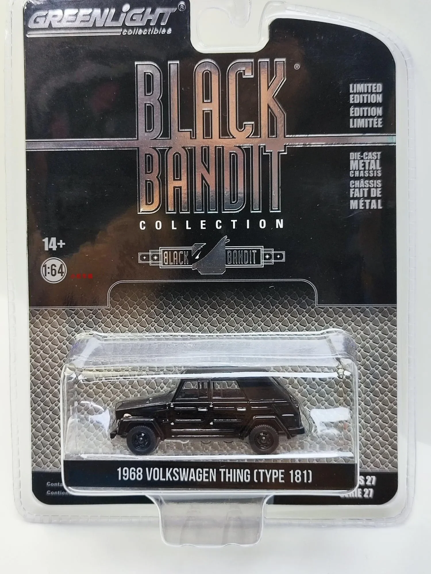 

GreenLight 1:64 Black Thief Series 27–192 The Public Thing (тип 181) Коллекционная модель автомобиля из сплава