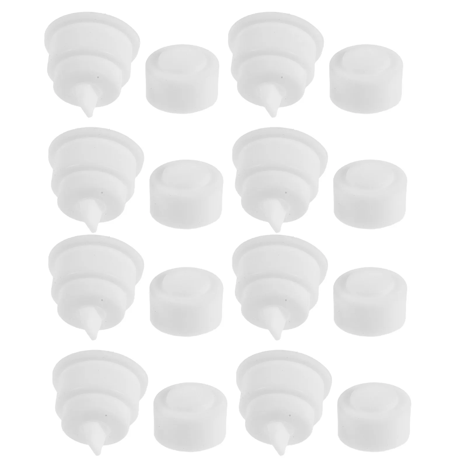 

10Pcs Leakproof Silicone Toothpaste Dispenser Pump Replacement Auto No-Drip Squeezer Cap for Bathroom Touchless Use