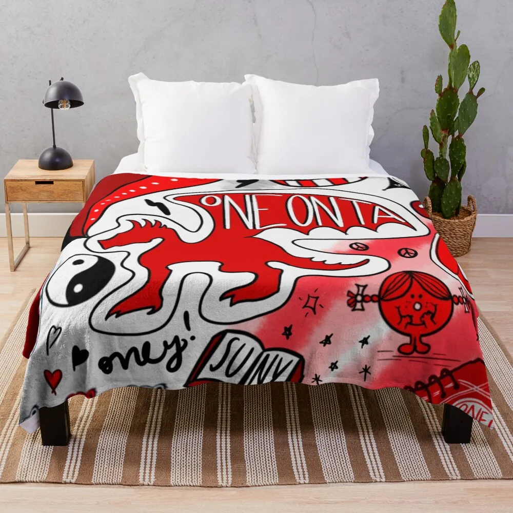 

Oneonta Throw Blanket Ultra Plush Cozy Blanket for Napping Sleeping