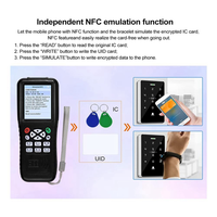 A19E-X100 RFID NFC Smart Card Reader Writer+5 X UID Card/Keychain RFID Duplicator ID IC Card Programmer Encrypted Key Copier