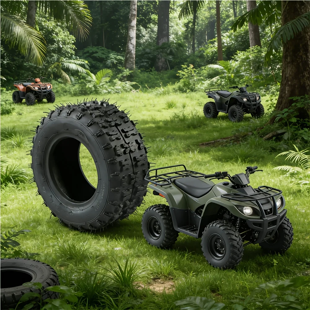 

Off Road Used Only Go Cart ATV Tubeless Tires 13x5.00-6 Replacement Riding Mower Wheel Assembly 3X5-6 13x5x6'' Fit Lawn and Gard