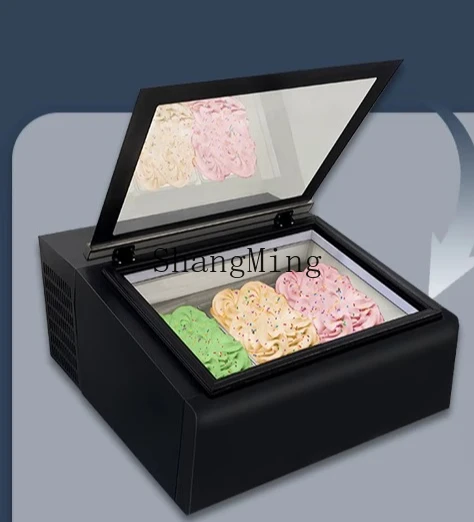 Vetrina per gelato ZYY piccolo congelatore per gelato self-service commerciale da tavolo