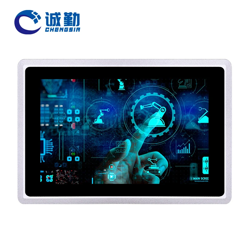 10.1 Inch Celeron Core I7 I5 I3 Embedded Tablet Computer IP65 Waterproof Capacitive Touch Screen X86 Industrial Panel PC