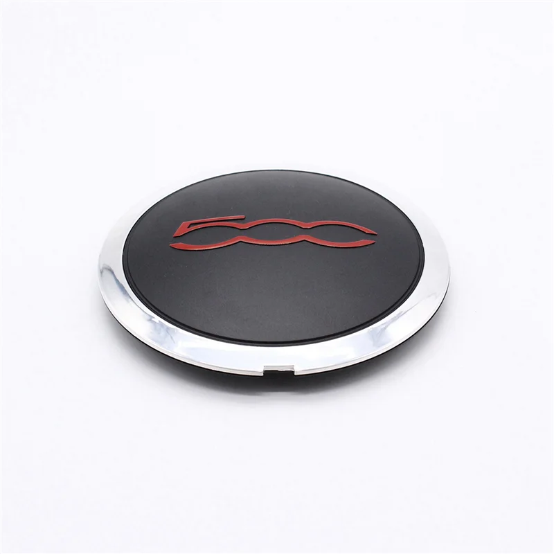 

20Pcs 133Mm Hubcap For Fiat 500 Wheels Centre Hub Caps Set 68078419AC 68078421AC Dust Cover 51884863 Red