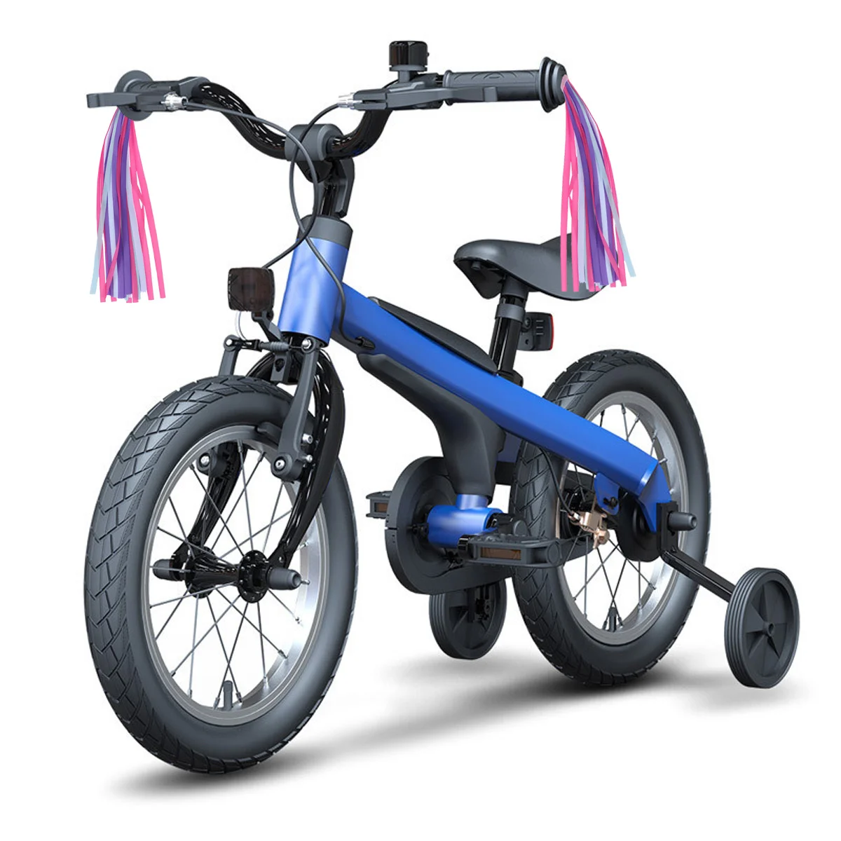 

Childrens Bike Handlebar Streamers Purple Sparkly Glossy For Bikes Tricycles Scooters Riding Decoration