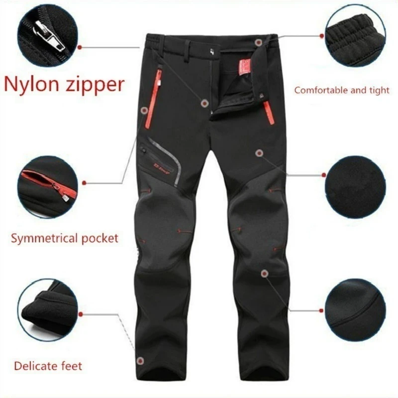 

Men Cotton Classic Cargo Pant Pockets Casual Zip Up Outdoor Sports Hiking Pants Multi-pockets Black Spring Summer Trousers 2024