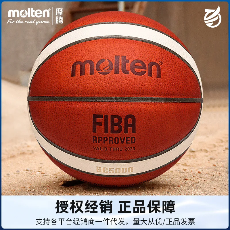 Molten-baloncesto GG7X para interiores y exteriores, resistente al desgaste, antideslizante, tren de competición para adultos, niños y estudiantes