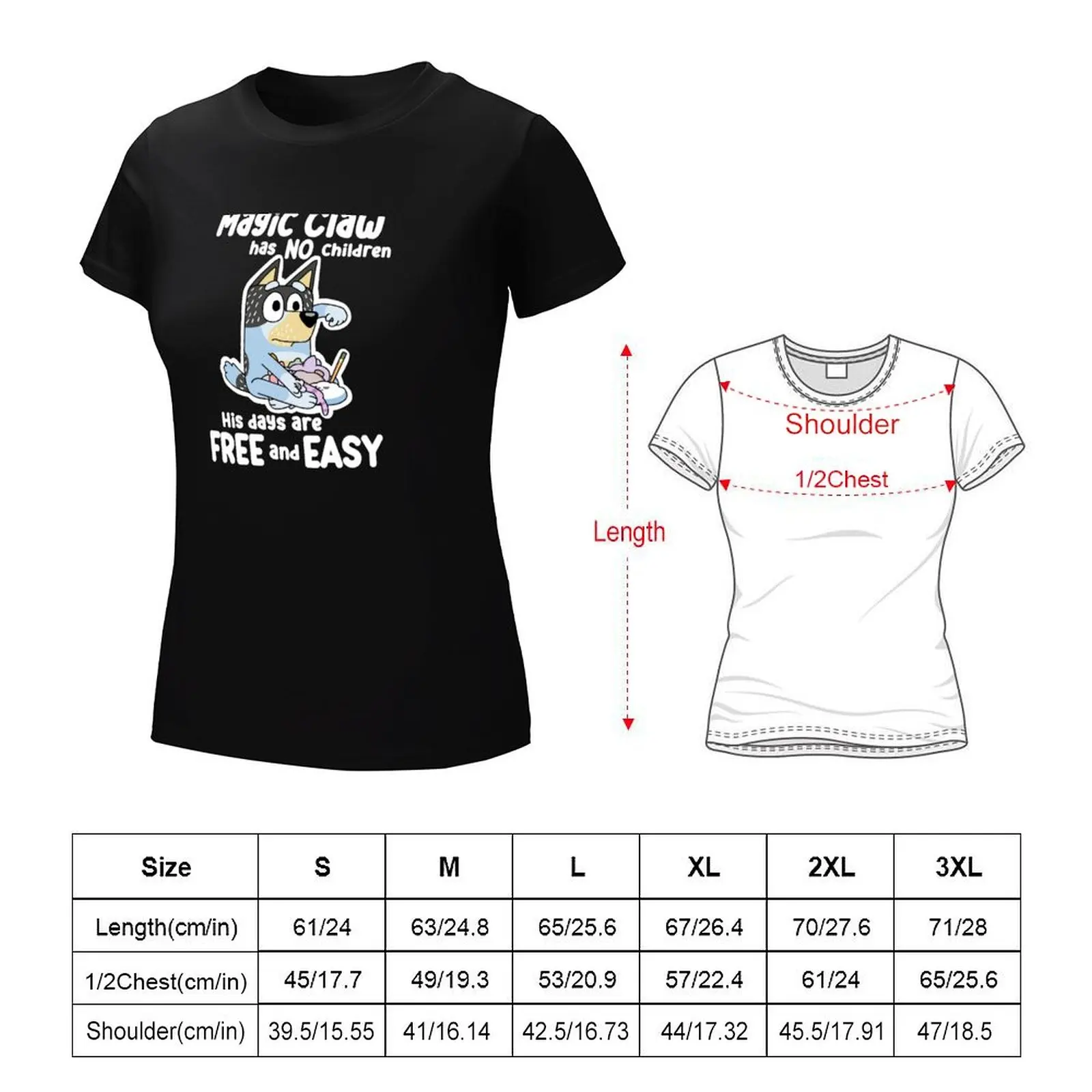 Magic Clow Dog T-Shirt female summer tops vintage clothes Aesthetic clothing t shirt Women