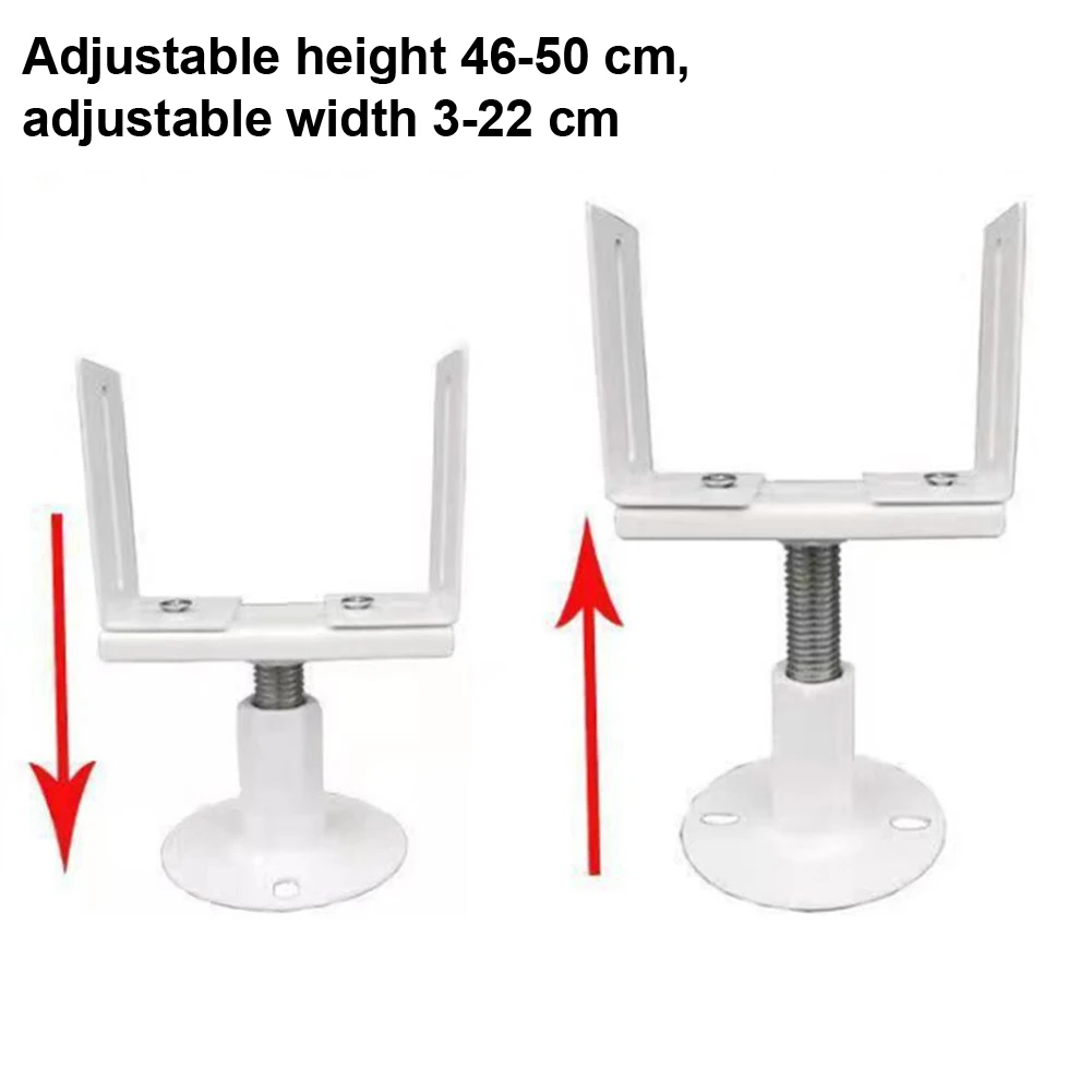 46 50cm Adjustable Radiator Floor Bracket Vintage Design Stable Support for Radiator Rads Suitable for Multiple Sizes