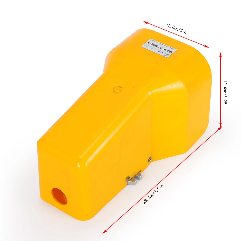 Vanne de pied pneumatique à 3 canaux, 1/4 "NPT, poignées, interrupteur électrique ent, 2 positions, commande à pédale à 5 voies