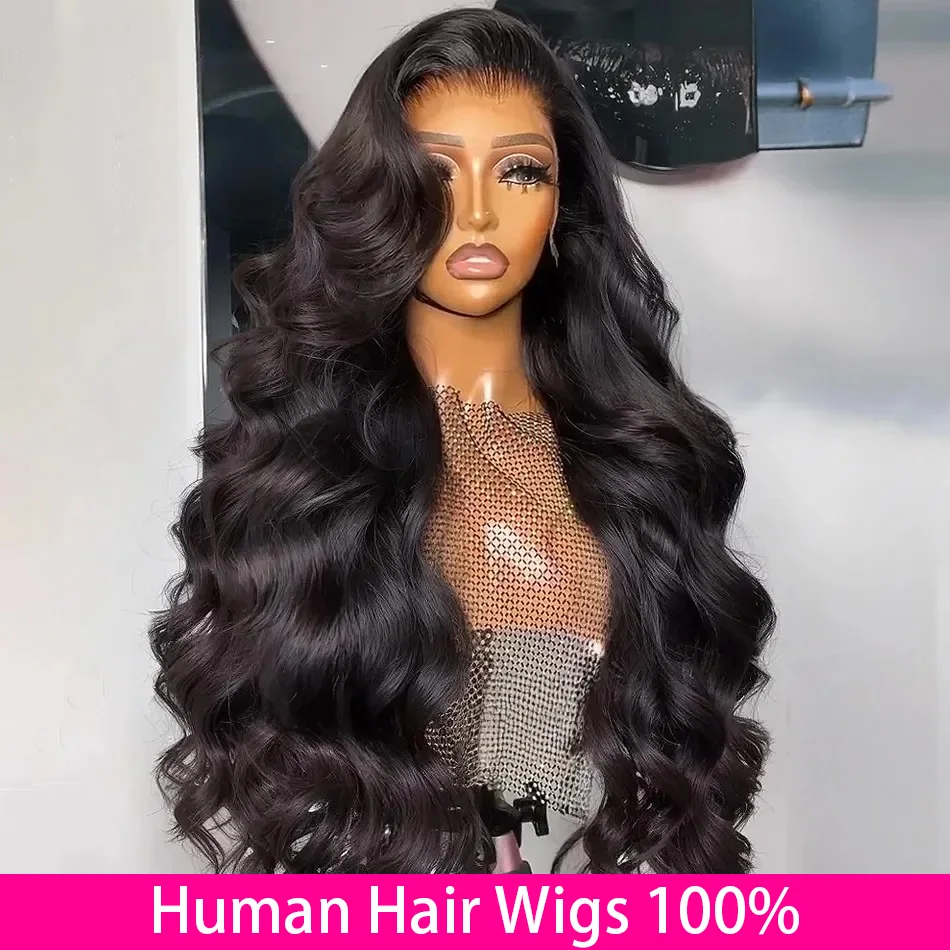 40 بوصة الجسم موجة خصلات الشعر المستعار الإنسان 13x6 Hd الدانتيل الباروكة الأمامية البرازيلي قبل قطعها الدانتيل للنساء 13x4 الدانتيل الجبهة الباروكات 250 الكثافة #1