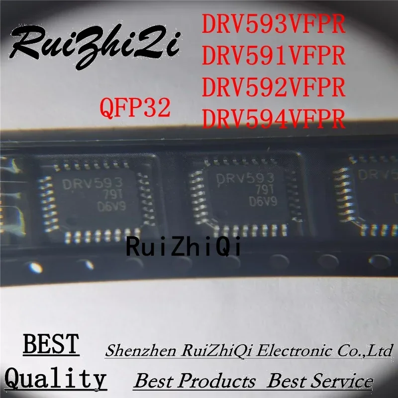 

НОВЫЕ 5 ШТ./ПАРТИЯ DRV593VFPR DRV591VFPR DRV592VFPR DRV594VFPR QFP32