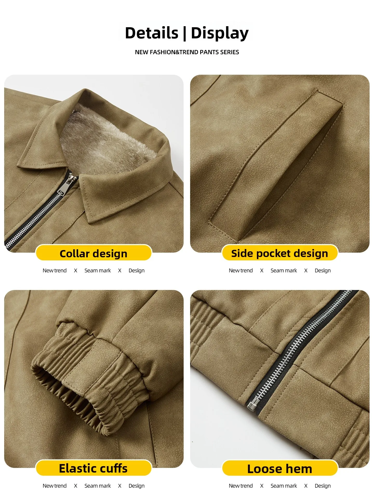 Мужская куртка из искусственной кожи Thiened Fce, теплое байкерское пальто, повседневная модная верхняя одежда, осенне-зимнее удобное пальто свободного покроя