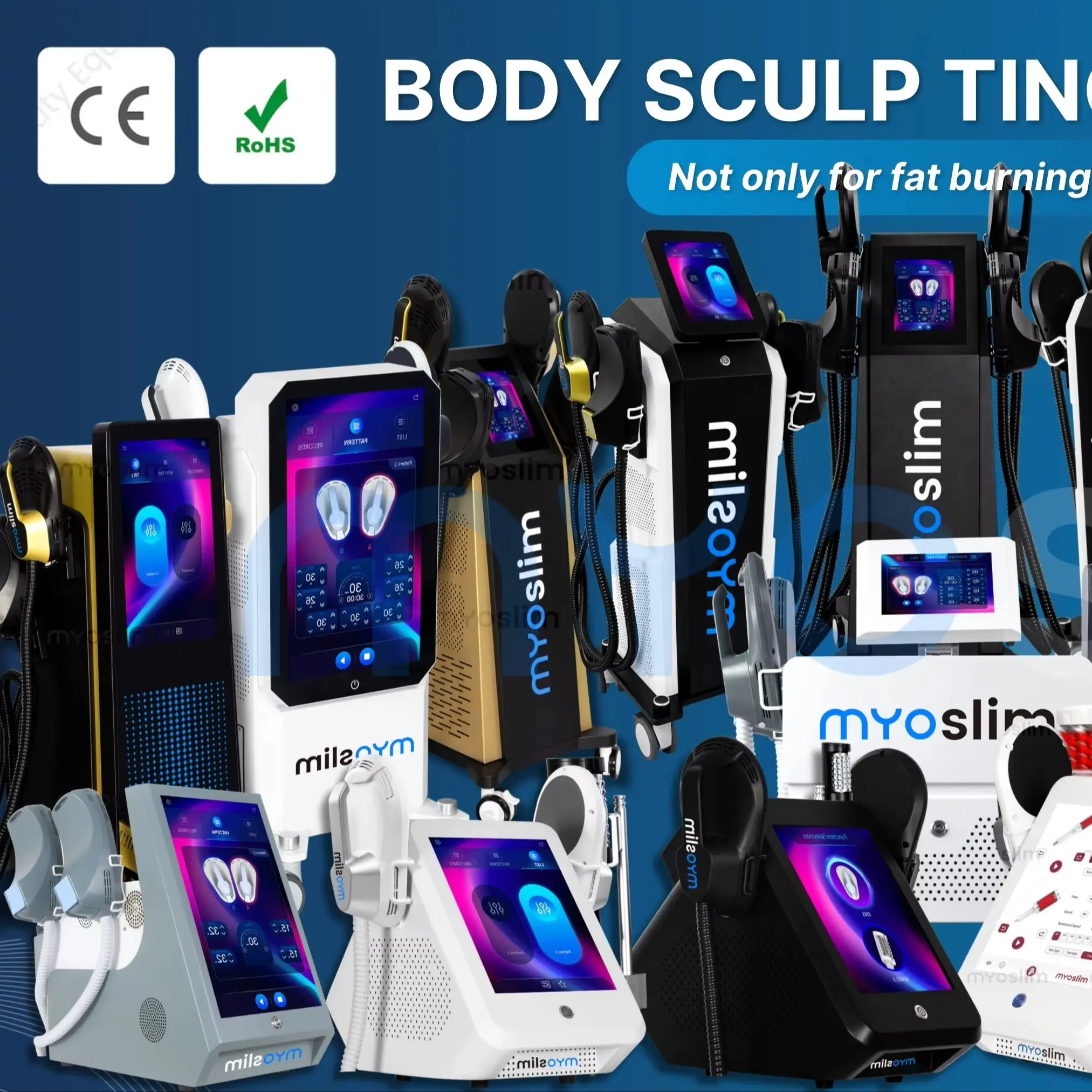 NEW 6500W RF Machine Hi-EMT Body Sculpting Fat Burning EMS Slimming Beauty Equipment Zero Ems 4 Handles Weight Loss Device