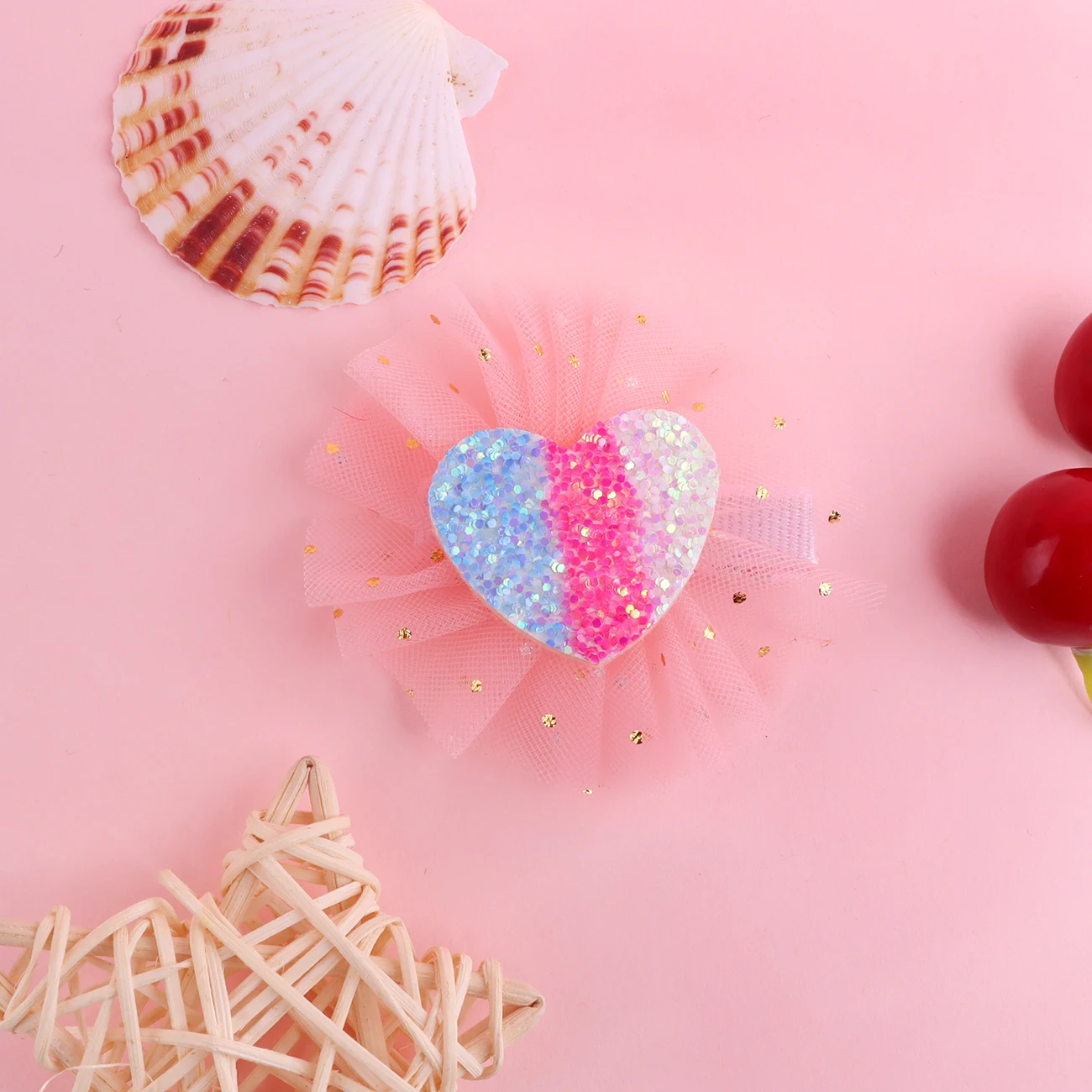 10 Stück handgefertigte glitzernde Haarspangen für Mädchen, Spitzen-Haarspangen, Alligator-Clips & Haarschleifen, niedliche Haaraccessoires für Mädchen – Detail 7
