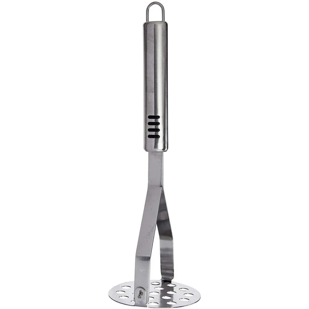 Amassador de Batatas Aço Inox Prata 28x9cm