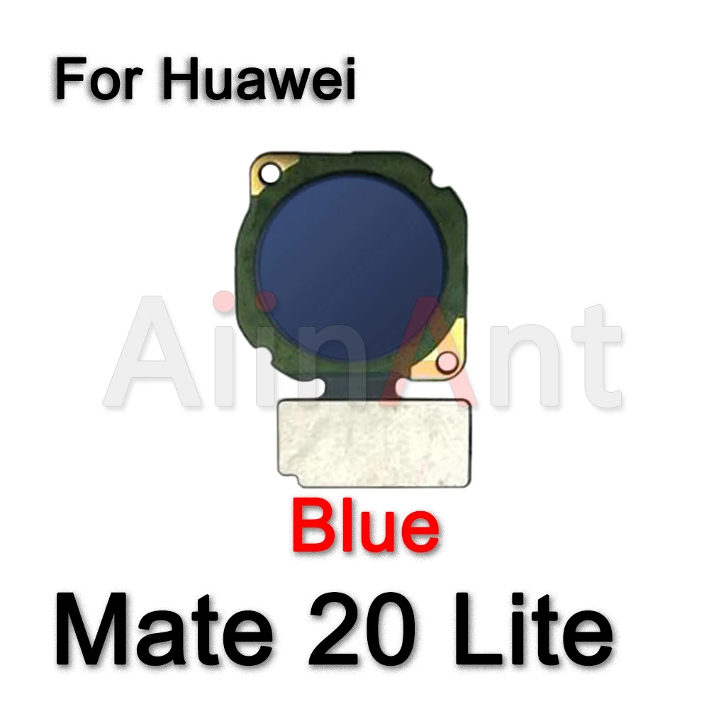 Aiinant Home Power Back Button Touch ID Finger Scanner Fingerprint Sensor Flex Cable For Huawei Mate 20 Lite Pro Spare Parts