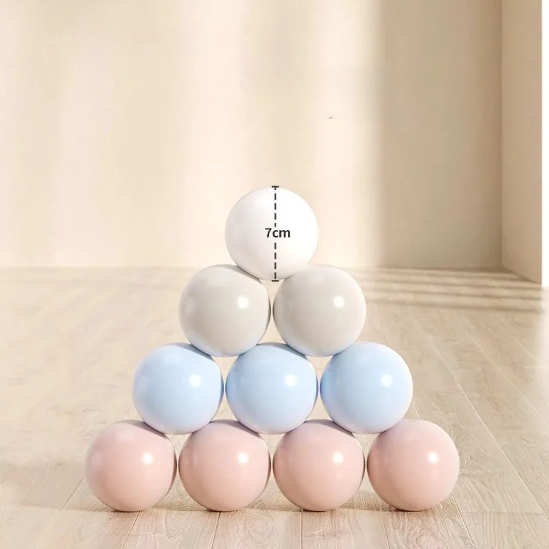 10 Pz 7 cm Pit Ball Ocean Ball Morbida PE Palline per recinzione per bambini Piscina d'acqua ecologica Ocean Wave Ball Pool Balls per giocattoli per bambini