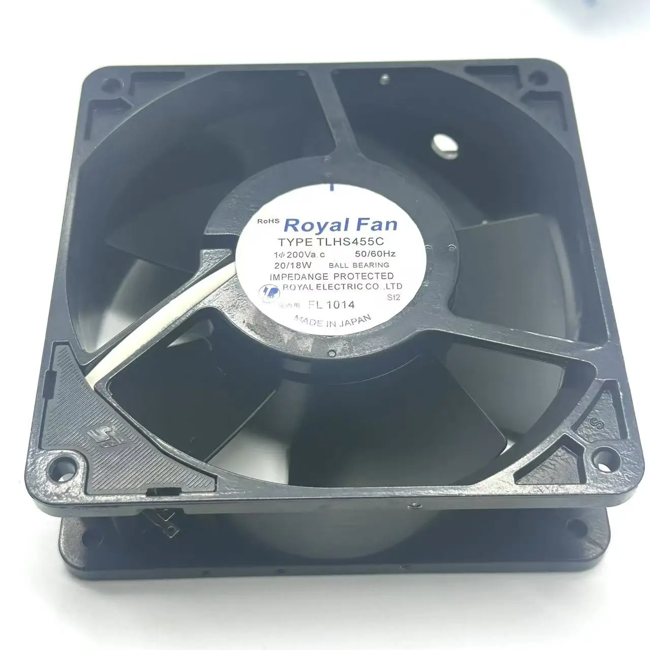 Royal Fan TLHS455C AC 200V 20/18W 120x120x38mm Ventilador de enfriamiento del servidor