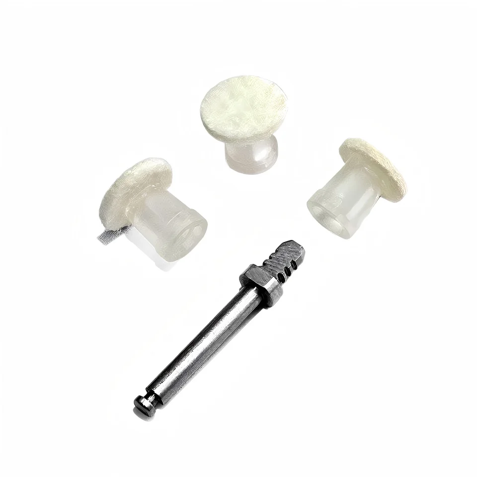 

Dental Lab 50pcs Wool Felt Wheel for Composite Resin High-Luster Shine Polishing 2 Mandrels Set Enamel Glazing Aesthetic Tools