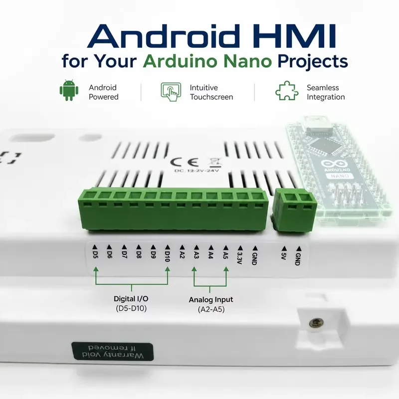 Professional Android Screen for Arduino Nano RK3566 7