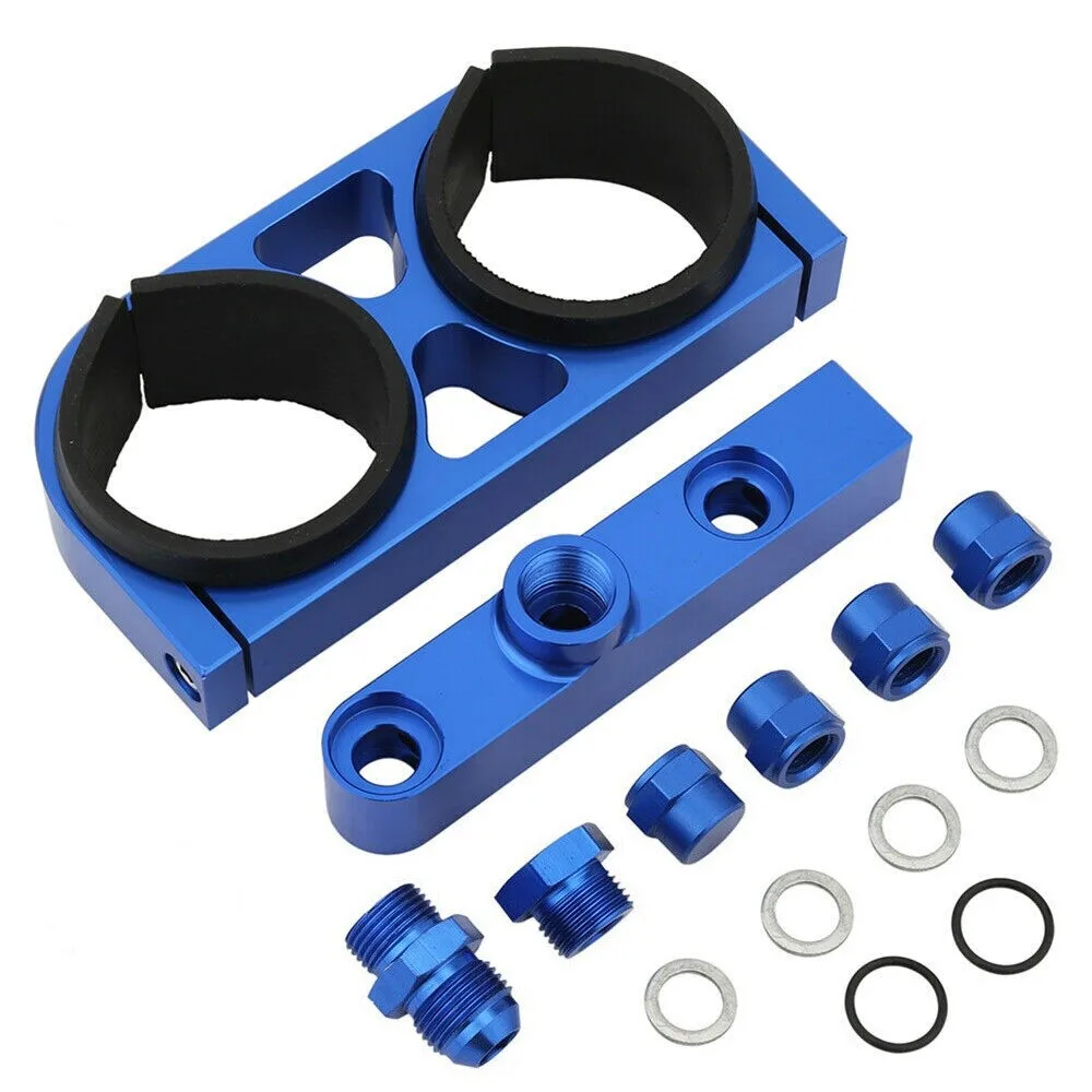 

Алюминиевый двойной выпускной коллектор для топливного насоса Billet 044 — 60 мм с монтажным кронштейном и зажимом для фильтра