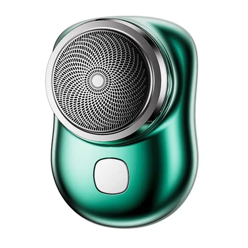 ホットミニ電気トラベルシェーバー洗える充電式ポータブル無痛コードレストリマーナイフ顔ひげカミソリ