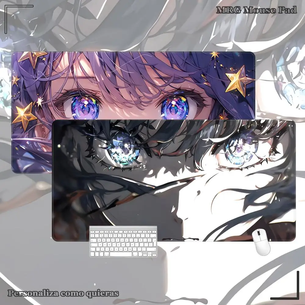 Anime-Mauspad, Mauspad, 90 x 40, Gamer-Matte, Tastatur- und Mauspad, Teppich für Maus, Tischmatte für Schreibtischunterlage, Arcane Eye-Schüler