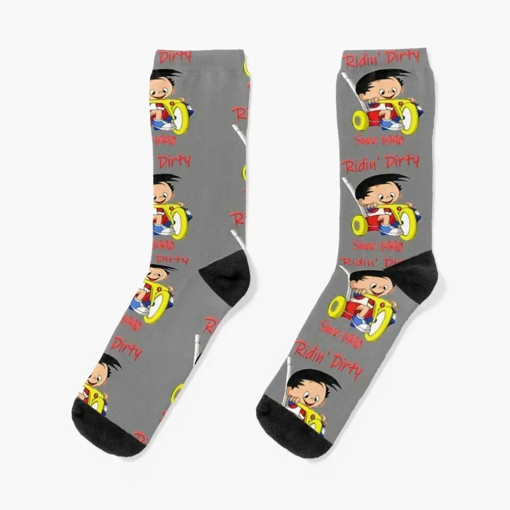 

Bobby's World "Ridin' Dirty Since 1990 Socks Hiking boots Climbing ankle Men's Socks Male Women's