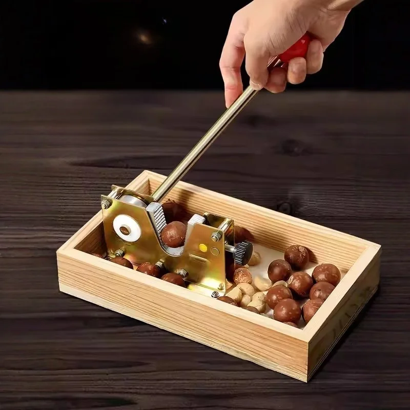 

Гавайский орехокол для домашнего использования, открывалка для фундука, специальный зажим для грецких орехов, кухонный инструмент для приготовления пищи, открывалка для орехов