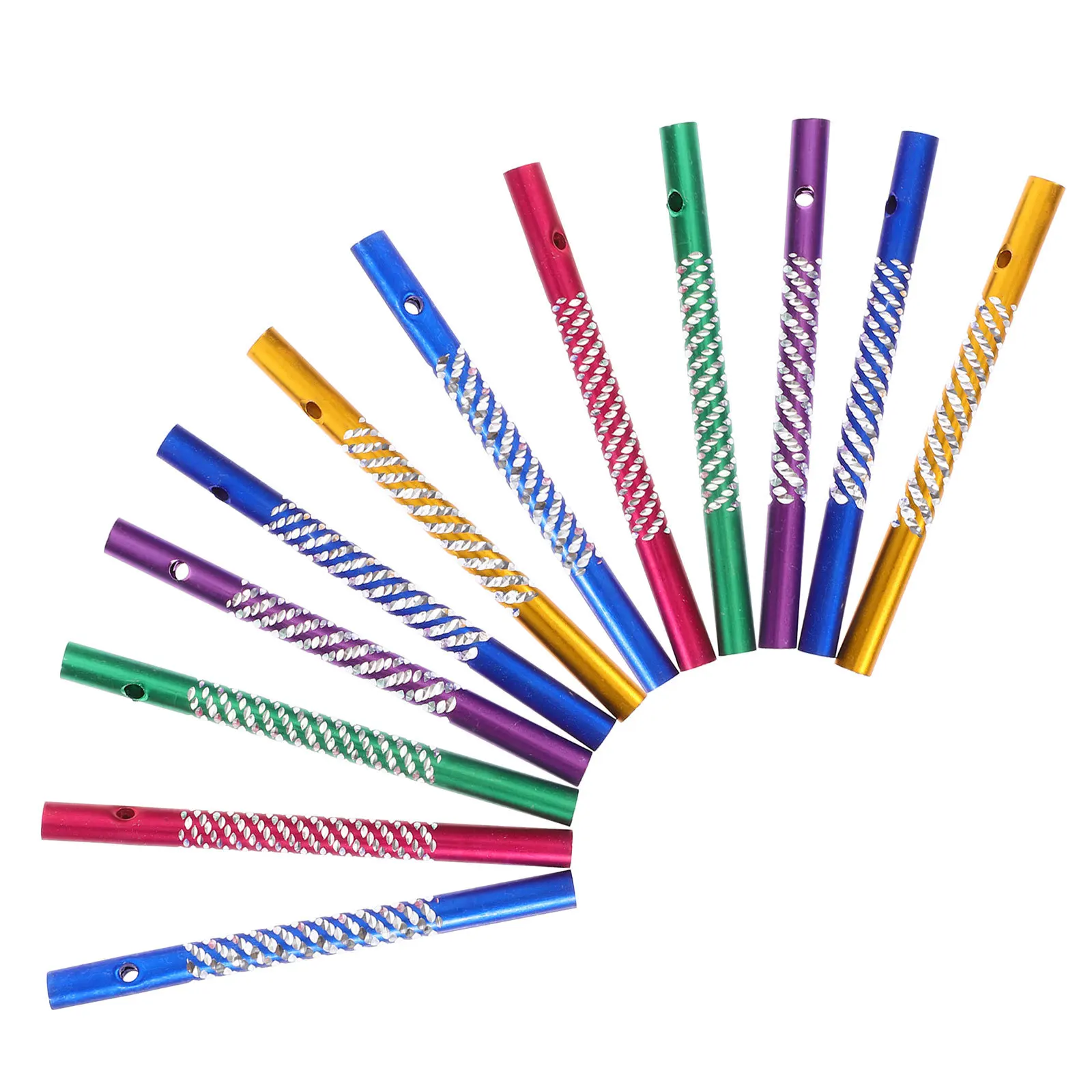 

Wind Chime Tubes 50pcs Aluminum Outdoor Garden Decor Kit Mixed Colors 8cm for Patio Yard