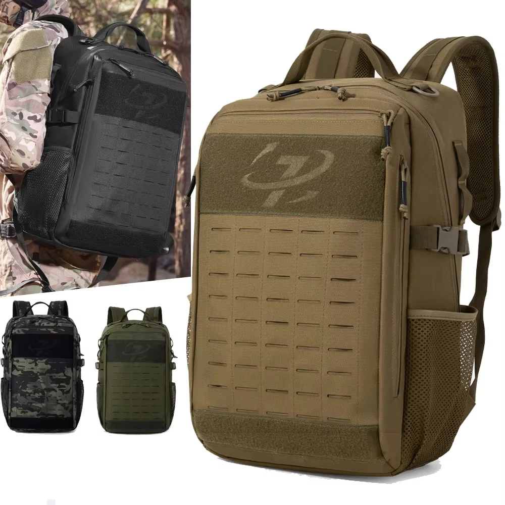 Tactical Travel Backpack for Men Hiking Climbing Outdoor Sports Rucksack Laser Molle Bag Laptop School Survival Backpack Pack