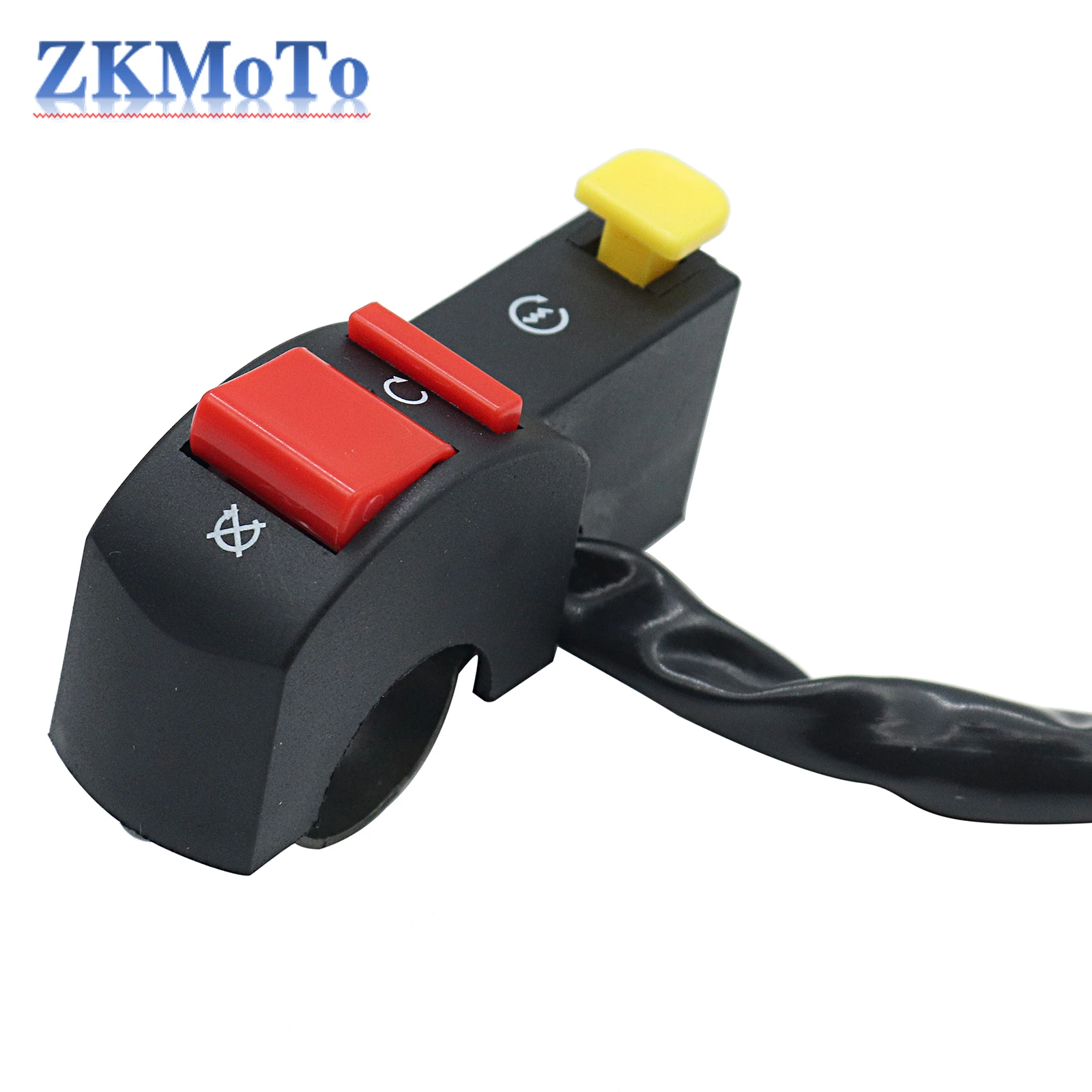 1pc Electric Start Stop On Off Button Kill Starter Switch Motorcycle Dirt ATV Quad Bike On-Off Toggle Switch Push-Button