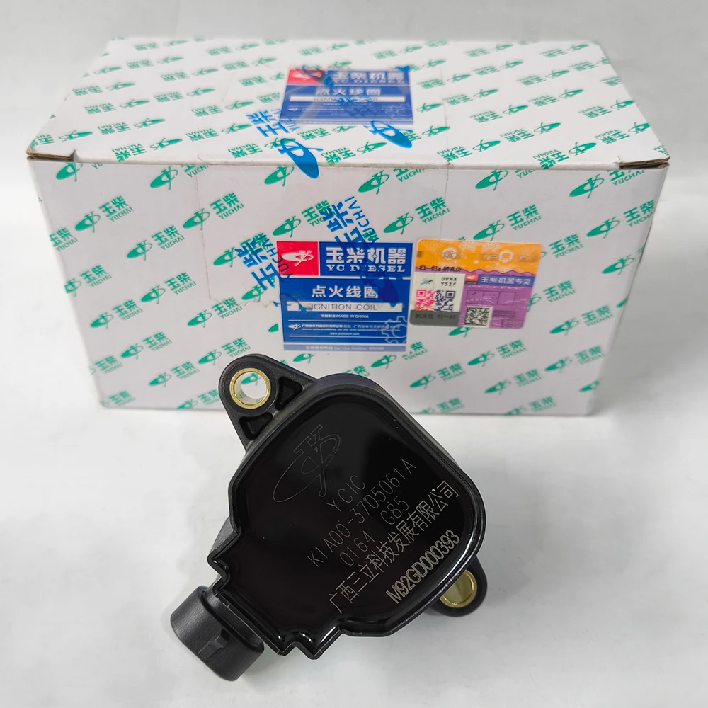 Hight-Quality Yuchai Engine Truck Spare Parts YC6G Spare Parts Ignition Coil K1A00-3705061A for YUTONG Bus Spare Parts