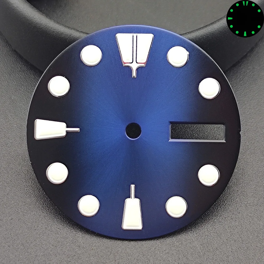 28.5mm Dial NH35/NH36 Dial Face Insert Parts for Watch NH35/NH36 Movement Watch green Luminous Accessories