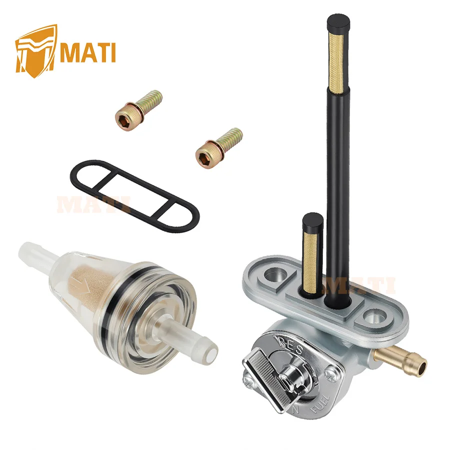 Aluminum Fuel Valve Petcock For Polaris Big Boss Trail Boss Blazer Magnum Scrambler Sportsman 250 300 350 400 425 500 1993-2009