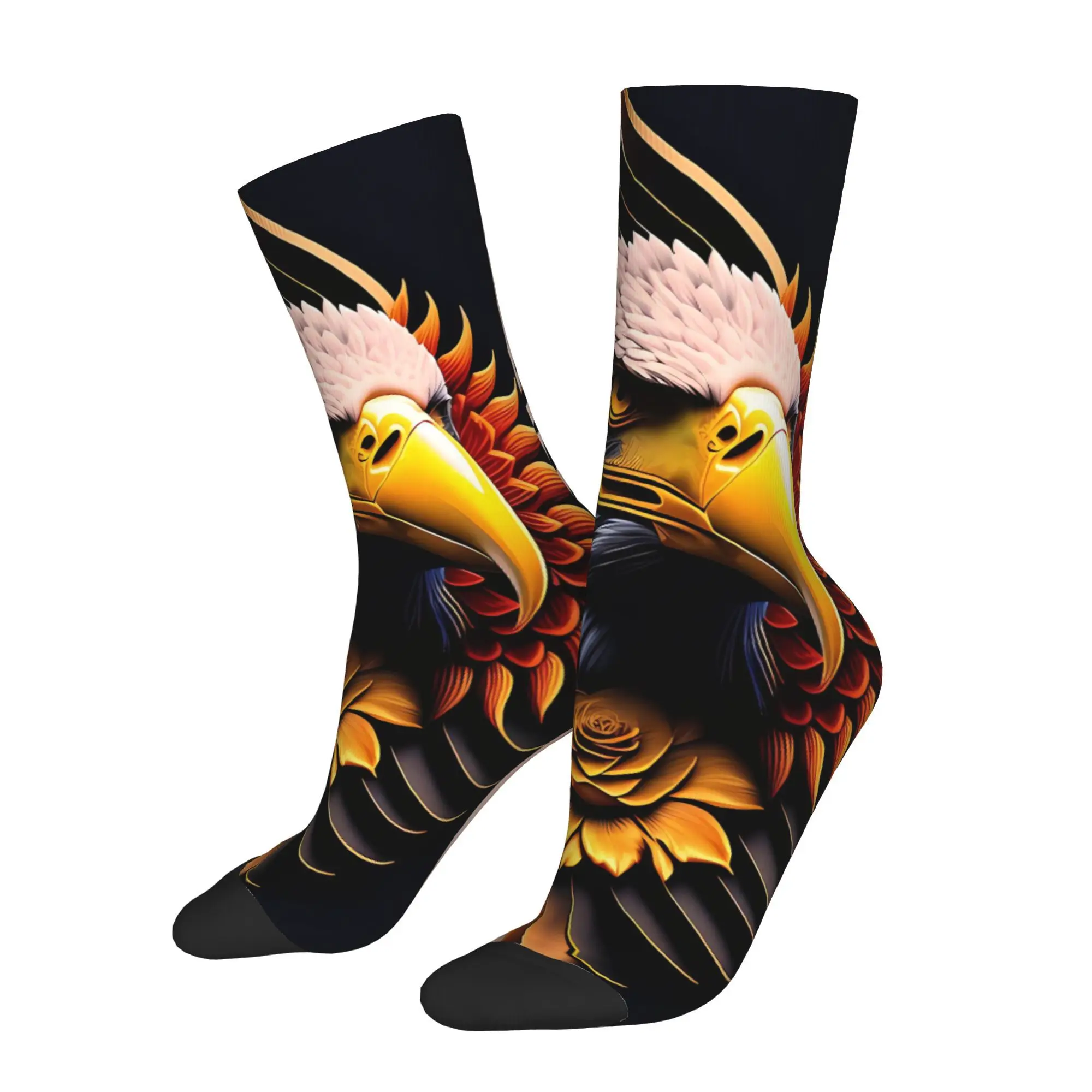 

Носки с немецким флагом Орел Бундесселер, мужские модные полиэстеровые носки с принтом