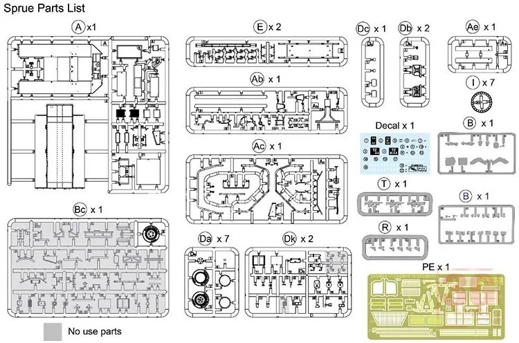 Kit di costruzione di modelli Gecko 1/35 35GM0035 UK ATMP con barella di salvataggio, per collezione di hobby di modelli di giocattoli militari