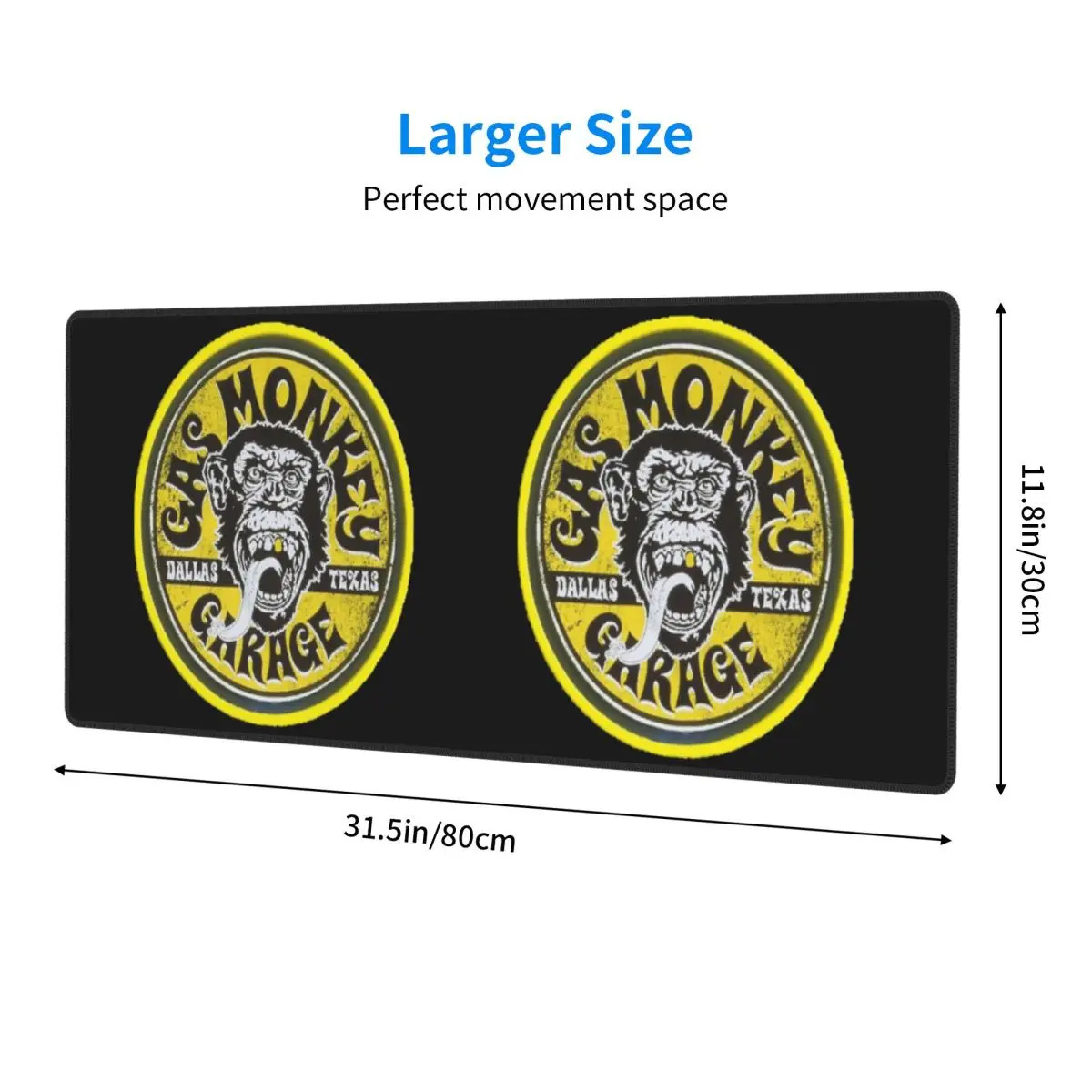 Large Mouse Pad Gas Monkeys Garage Gamer PC Laptop Mats Keyboard Carpet Computer Gaming Office Accessories Desk Mat